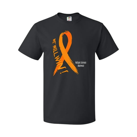 Inktastic We Will Win Multiple Sclerosis Awareness T-Shirt