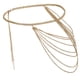 thumbnail image 2 of Mujeres de múltiples capas de Cinturón de cintura Cadena de cuerpo dorado Sunnimix Cadena de cintura de múltiples capas, 2 of 8