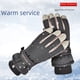 thumbnail image 4 of Guantes de esquí para mujer, de invierno, con pantalla táctil, acolchados de terciopelo, de algodón, cálidos, bonitos, para estudiantes, ciclismo, montañismo, impermeables, fríos y a prueba de viento, 4 of 6