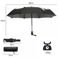 thumbnail image 3 of Umbrella Windproof Travel Umbrella - Wind Resistant, Small - Compact, Light, Automatic, Strong, Mini, Folding and Portable - Backpack, Car, Purse Umbrellas for Rain - Men and Women, 3 of 6