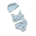 thumbnail image 2 of LYMAYTER Toddler Girl Swimsuit Summer Fashion Sleeveless Vest Swimwear Two-Piece Beach Bikini 6M-8Y, 2 of 8