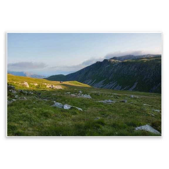 Stupell Industries Lush Rolling Cliffs Landscape & Nature Photography Unframed Art Print Wall Art, 15 x 10