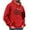 Red, variant on qelini Christmas Hoodies for Men Long Sleeve Pullover Merry Christmas Print Drawstring Hooded Sweatshirts Casual Tops