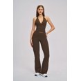 thumbnail image 2 of PISONIC Womens Workout Sets 2 Piece Halter Tank Top Straight Leg Yoga Pants Yoga Pilates Outfits, 2 of 7