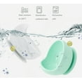 thumbnail image 2 of 3 Pack Baby Silicone Feeding Set Suction Bowl Bib Waterproof Wooden Spoon No BPA Violet, 2 of 2