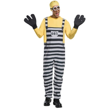 Mens Jail Minion Tom Costume