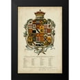 thumbnail image 2 of Edmondson 17x24 Black Modern Framed Museum Art Print Titled - Edmondson Heraldry II, 2 of 5