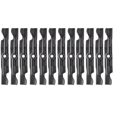 CUB CADET 942-04053C 17.90" High-Lift Blades 12-Pack RZT LT1050 i1050 50" Decks