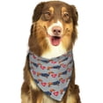 thumbnail image 6 of Daiia Dachshund Dog Heart Pattern Pet Scarf for Dogs and Cats – Soft & Breathable Bandana, Comfortable Pet Accessory for Everyday Wear, 6 of 6