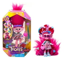 DreamWorks Trolls Band Together Hairsational Reveals Queen Poppy Fashion Doll & 10  Accessories