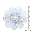 thumbnail image 4 of Luminous Flower Moonstone Pearl and Crystal Bead Brooch-Pin for Female Adult, 4 of 4