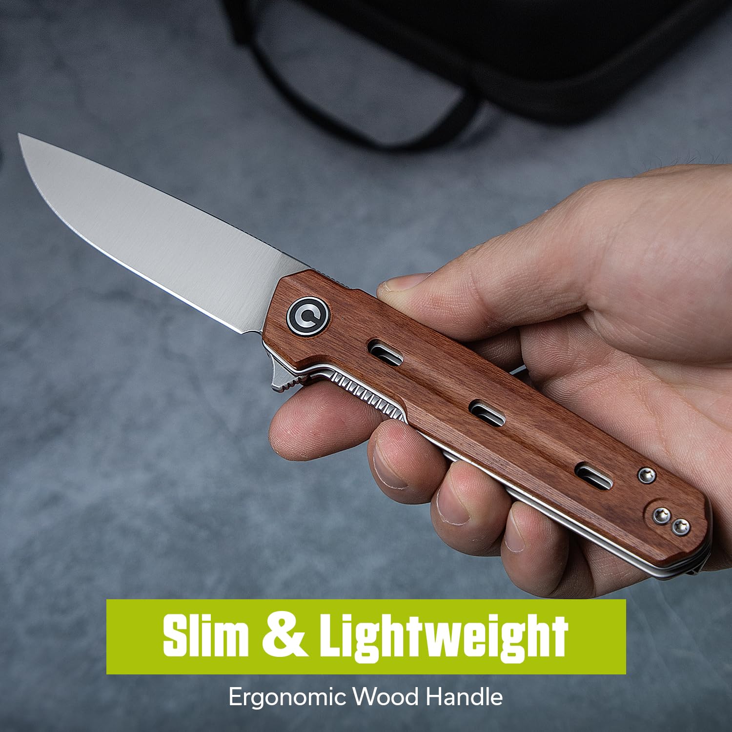 CIVIVI Navo Pocket Folding Knife with 3.25" Nitro-V Blade C25015B-1
