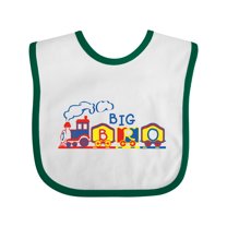 Inktastic Train Big Bro Boys Baby Bib