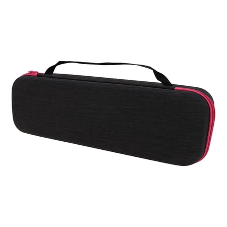 Unique Bargains 1 Pc Hair Tool Organizer Portable Hair Tools Storage Organizer Black Pink