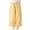 E215-Yellow, variant on hengsof Girls Spring Summer Solid Elastic Waist Casual Pants Cute Ruffle Hem Cotton Loose Comfortable Long Pants for 2-14 Years Kids