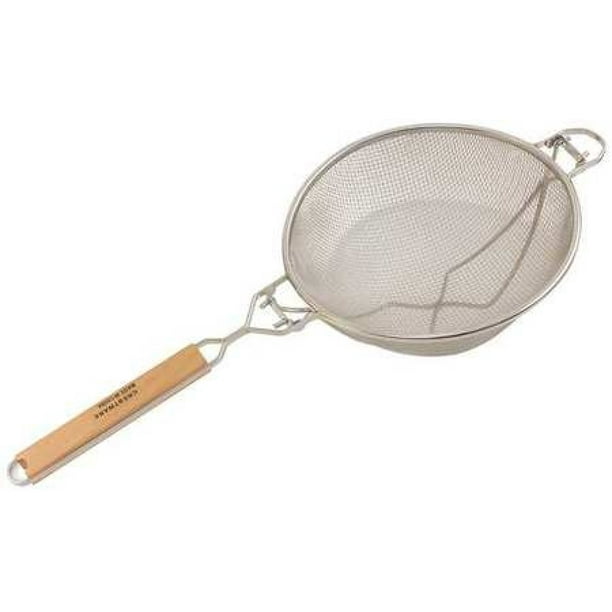 CRESTWARE WHSHD10 Mesh Strainer,Heavy Duty Double Mesh