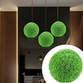 thumbnail image 2 of Tnobhg Artificial Plant Topiary Ball Decoration Faux Boxwood Ball UV Resistant Realistic Multi-Layer Outdoor Backyard Porch Garden Fake Green Leaves Sphere Decor, 2 of 7