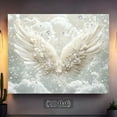 thumbnail image 3 of Angel Wings Backdrop Dreamy Clouds and Sparkling Diamond Photography Background Elegant Angel Wings Wedding Birthday Party Decorations Banner Supplies Photo Booth Props, 3 of 4