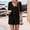 Black plus size summer outfits a1, variant on Cagogo Women Plus Size 2 Piece Shorts Set V Neck Short Sleeve Tshirt Elastic Waisted Shorts Casual Summer Outfits Lounge Sets Tracksuits Loungewear Travel Airport Clothes, Gray L