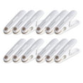 thumbnail image 1 of Clothes Drying Clips Set | Seamless Traceless Plastic Hangers – Windproof Fixed Clip Design for Laundry | Household Use | No Marks | Durable | Colorful | 12 Pack | 90g, 1 of 1