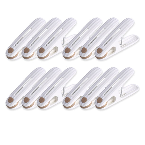 pstuiky 12 pinzas para secar ropa, sin costuras, resistentes al viento, para colgar ropa en el hogar.