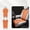 Orange, variant on Universal Car Seat Cushion with Extended Leg Rest, All-Season Breathable Perforated Pad for Driver & Passenger Seat
