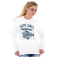 thumbnail image 5 of Adorable Father Daughter Fishing Cute Women Crewneck Sweatshirt Brisco Brands L, 5 of 6