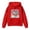 B341 Red, variant on Likimi Child Toddler Girls Hoodies With Pocket Animal Print Hooded Sweatshirt For Girls Long Sleeve Everyday Wear Comfort Pullover Size 2-3 Years