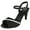 Black, variant on Shoes Women Stiletto Heels Open Peep Toe Ankle Strap Bling Rhinestone Glitter PAMELA-28 Silver 9