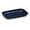 Cosmo Blue, variant on G.E.T. Rustic Plastic Rectangular Dinner / Serving Platter, 12" x 7.5", American White (Set of 12)
