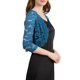 thumbnail image 4 of Inspire Chic Cárdigan de Encaje Floral para Mujeres con Mangas 3/4, Top Transparente, Azul Lago M, 4 of 7