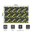 thumbnail image 5 of Yellow Lemon Fruit Flowers Black Pattern Door Rugs,Washable Non Slip Door Mats Indoor,Decorative Door Mats,Entry Mat Indoor for Entrance,Bedroom,Kitchen,Bathroom,16"x24", 5 of 6