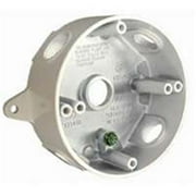 Raco 5361-6 Round Splice Boxed, 4", White