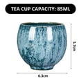 thumbnail image 2 of Hermosa taza de té Jianzhan, taza de té glaseada Tianmu, taza de té Kung Fu, taza de té de cerámica, taza de té brillante Tianmu, 2 of 5