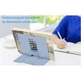 thumbnail image 4 of Light Blue Kids' Reading & Study Aid, Non-Slip, Foldable for Kitchen, Office, School Multi-Level Adjustable Cookbook Stand, 4 of 7