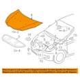 thumbnail image 3 of CAPA For 12-18 Yaris 1.5L Hood Panel Assembly Primed Steel TO1230227 5330152320, 3 of 5