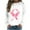 White#5, variant on Utoimkio Long Sleeve Fall Tops for Women Oversized 2025 Crewneck Casual Floral Print Shirts Blouses for Women