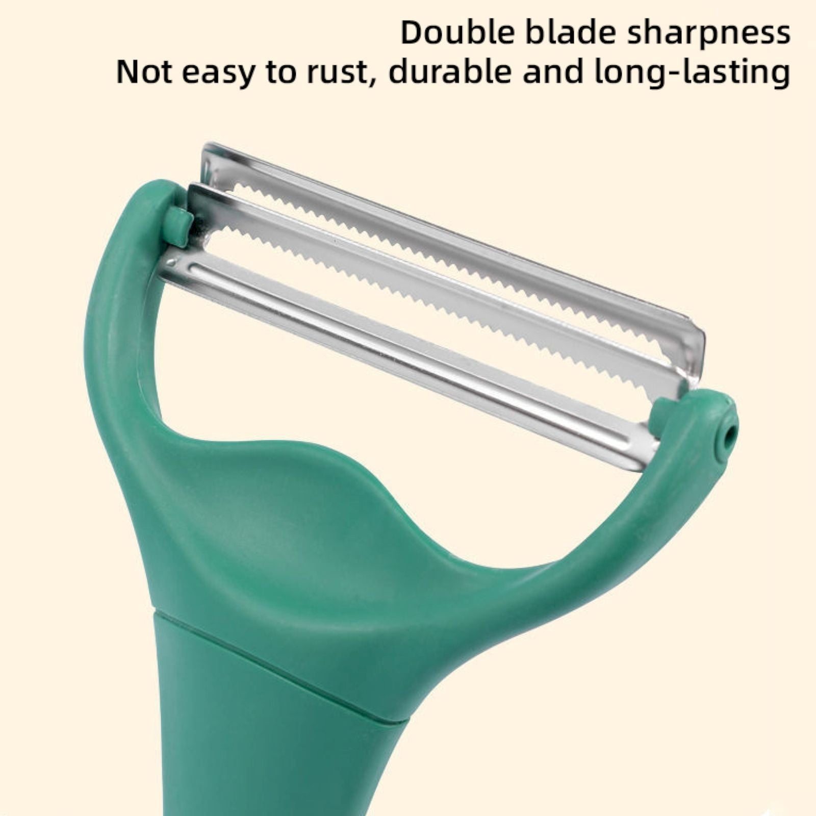 HomeNest Cabbage Peeler and Shredder Dual Blades Non-Slip Handle 1 Count