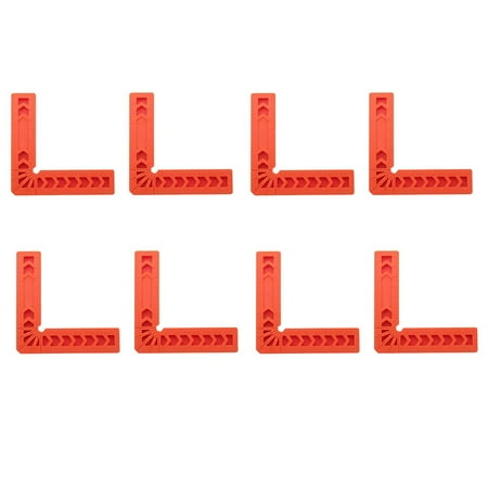 

8Pcs Square Clamps Corner Clamping Ruler Plastic 3inch