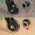 thumbnail image 3 of Roulettes Chaise de Bureau 5pcs, Roues pivotantes 0x22 mm pour chaises IKEA, Roulement Silencieux à 360°, Résistante à l'abrasion, Protection Contre Rayure, 3 of 5