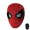 Red, variant on Superhero Mask, Electric Superhero Role-Playing Mask with Moving Eyes and LED Lights, Full Face Movable Eyes Remote Control Mask, Perfect for Men Halloween & Christmas Dress Up-Black