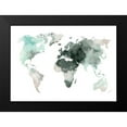 thumbnail image 2 of Design Fabrikken 18x14 Black Modern Framed Museum Art Print Titled - Water World, 2 of 5