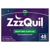 Vicks ZzzQuil Sleep Aid Liqui-Caps, 25mg Diphenhydramine Hcl, over-the-Counter Medicine, 48 Ct