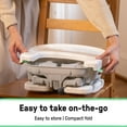 thumbnail image 3 of Ingenuity Deluxe Comfort Folding Baby Booster - Adjustable Height - Cushioned - Lightweight - 6M-3Y, 3 of 17