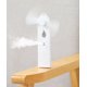 thumbnail image 2 of Blanco, minihumidificador con ventilador, 2 en 1, pulverizador de agua de mano, vaporizador de aire acondicionado, 2 of 5
