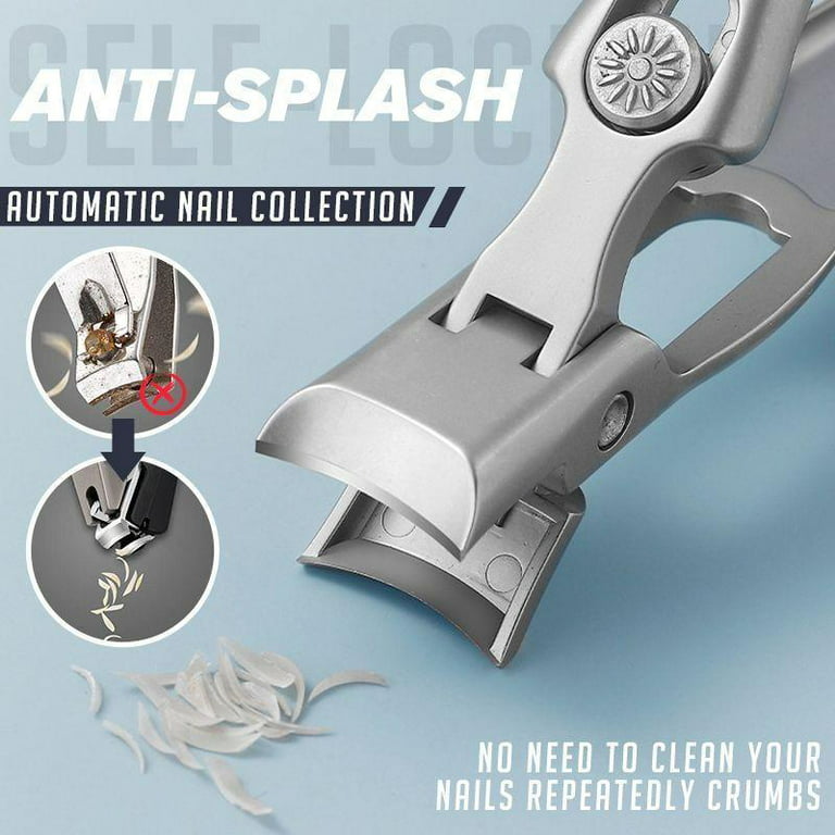 Large Opening Nail Clipper Splash Proof Nail Scissors Household