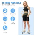 thumbnail image 3 of Waist Twister Machine with Resistance Bands - 300 lbs Weight Capacity, Non-Slip Board, Noiseless Ab Twister for Belly Fat Loss, Home Gym Equipment for Women/Men, 3 of 6