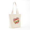 thumbnail image 7 of CafePress - MOM HEART - Unisex Canvas Tote Bag, Beige, 1-Piece, 7 of 7