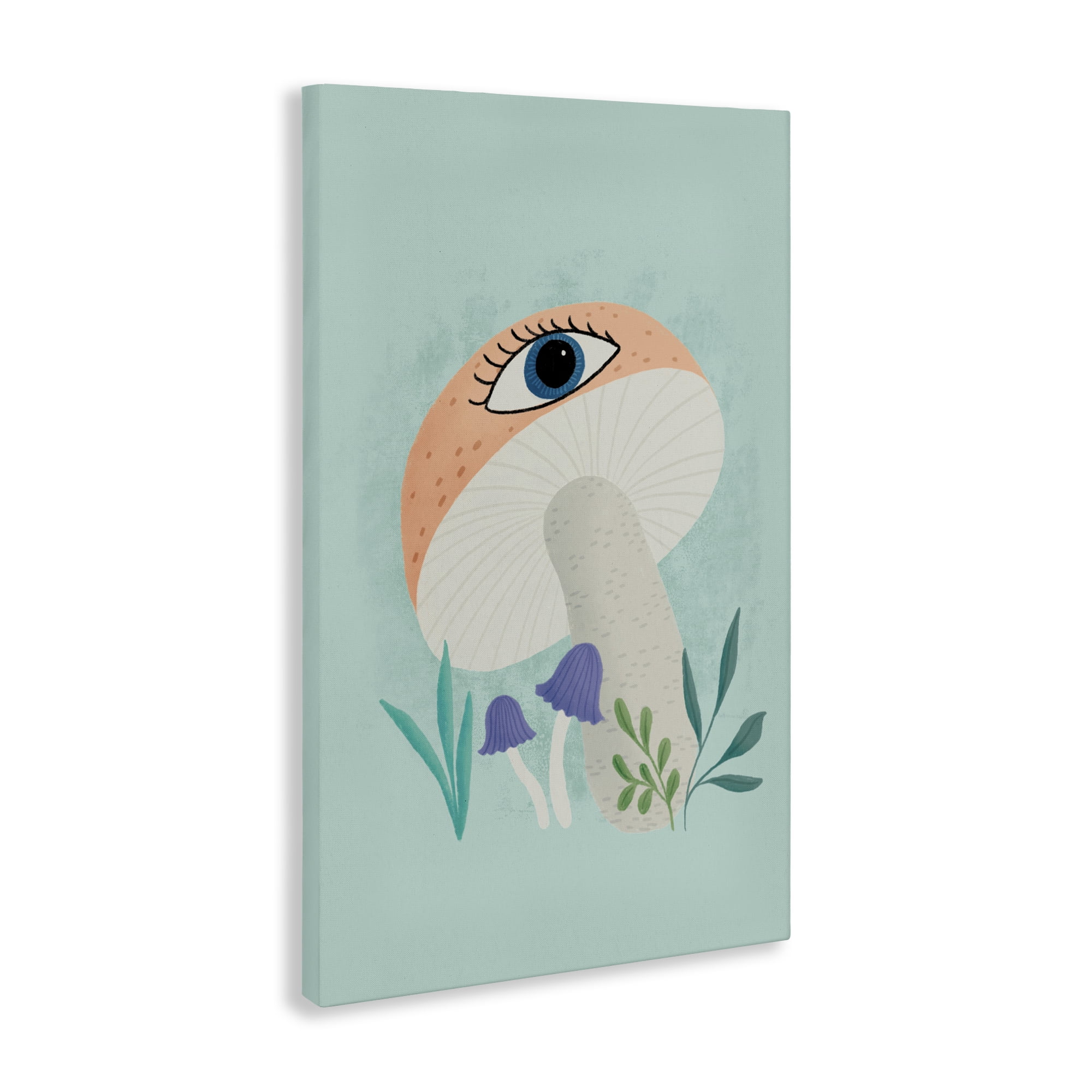 Stupell Industries Mushroom with Mystical Eye Canvas Wall Art, design by Metka Hiti