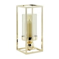 thumbnail image 5 of Danya B. Luna Warm Gold Tinted Glass Large Hurricane Candle Holder, 5 of 11